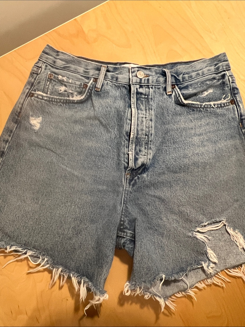 Agolde Stella Organic Cotton Shorts